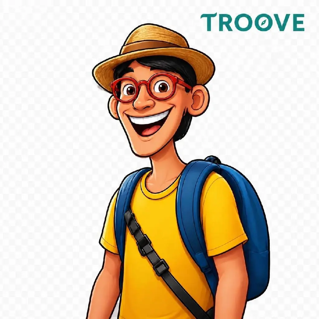 AI Generated Travel Cartoon Transparent Cutout