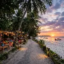 Gili Trawangan Serene Sunset Pathway.webp