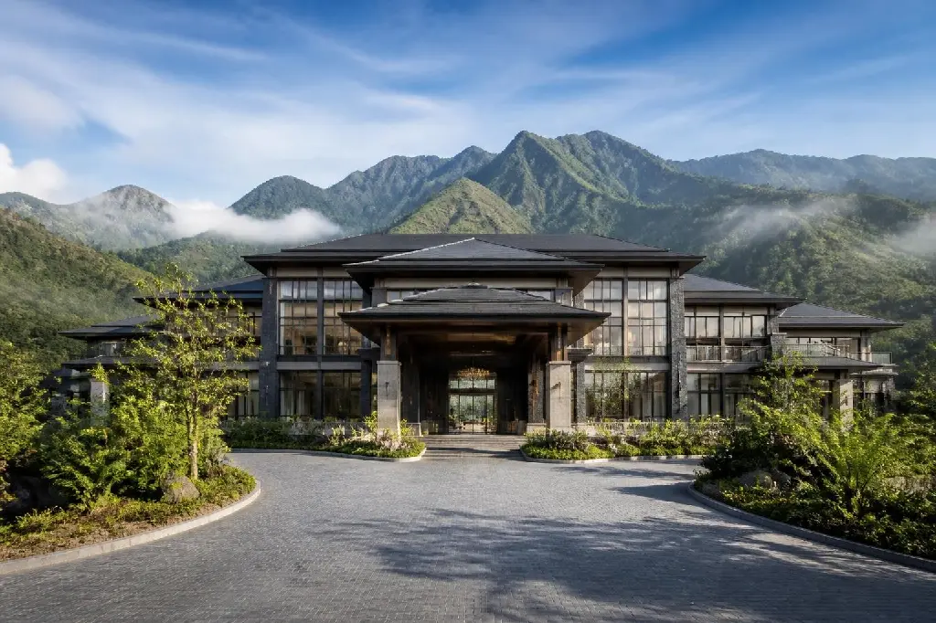 AI Generated Plataran Bromo Resort Front Daytime