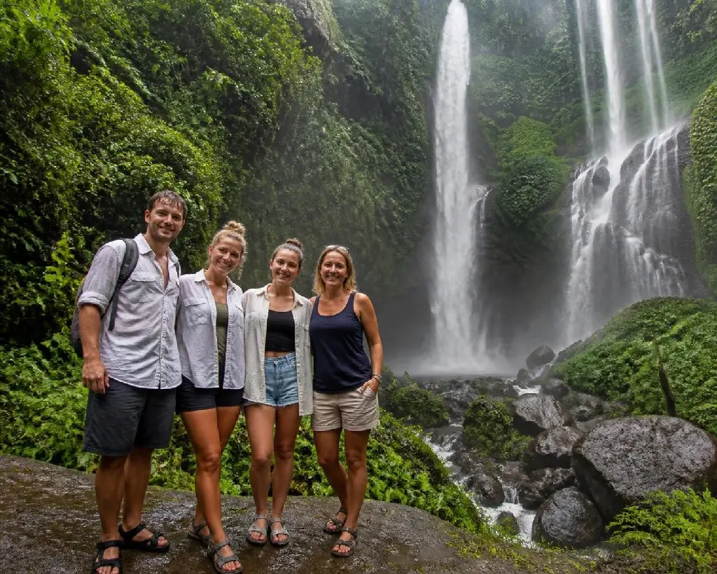 European Tourists at Sekumpul Waterfall.webp