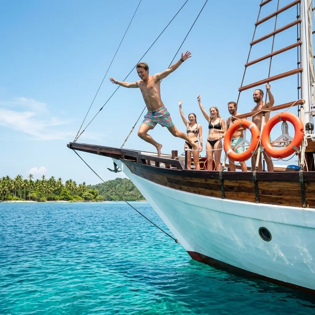 Phinisi Boat Trip - Jumping into the Ocean.webp